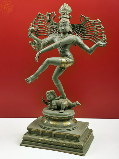 28" Brass Nataraja (Shiva Tandava) | Handmade