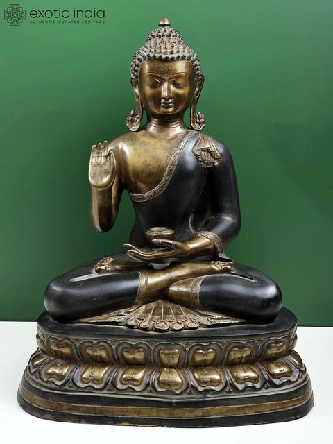 24" Gautam Buddha Preaching His Dharma | Handmade