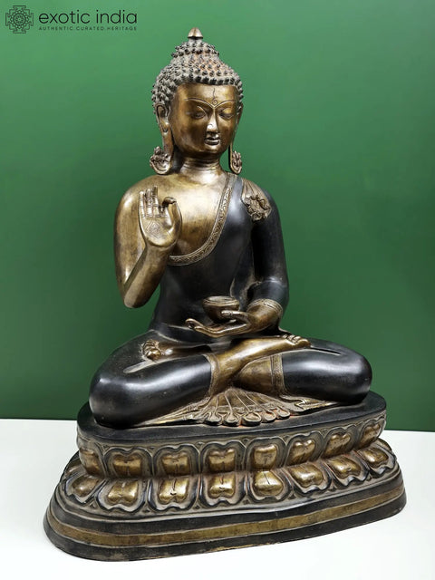 24" Gautam Buddha Preaching His Dharma | Handmade