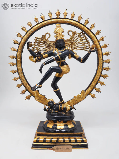 22" Nataraja Dancing Shiva Handmade Brass Statue