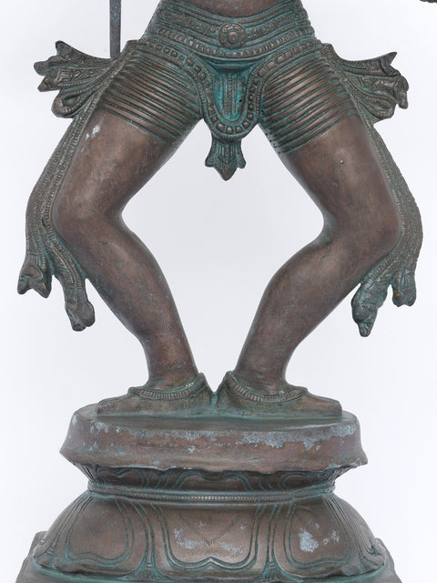 Bhairavi- Goddess Kali as the consort of Kal Bhairava| Brass Statue | Handmade