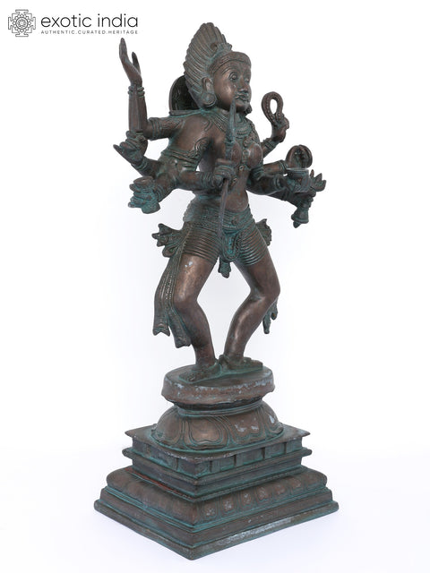 Bhairavi- Goddess Kali as the consort of Kal Bhairava| Brass Statue | Handmade