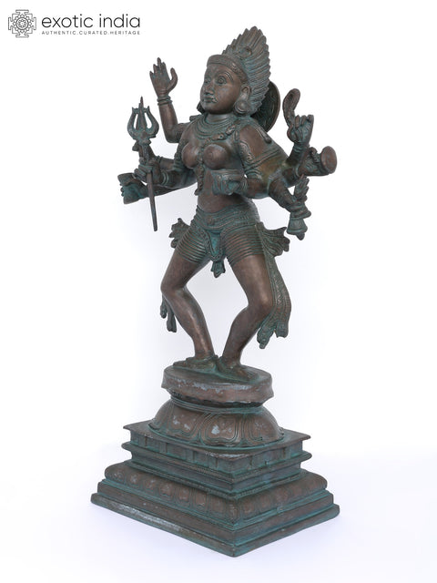 Bhairavi- Goddess Kali as the consort of Kal Bhairava| Brass Statue | Handmade