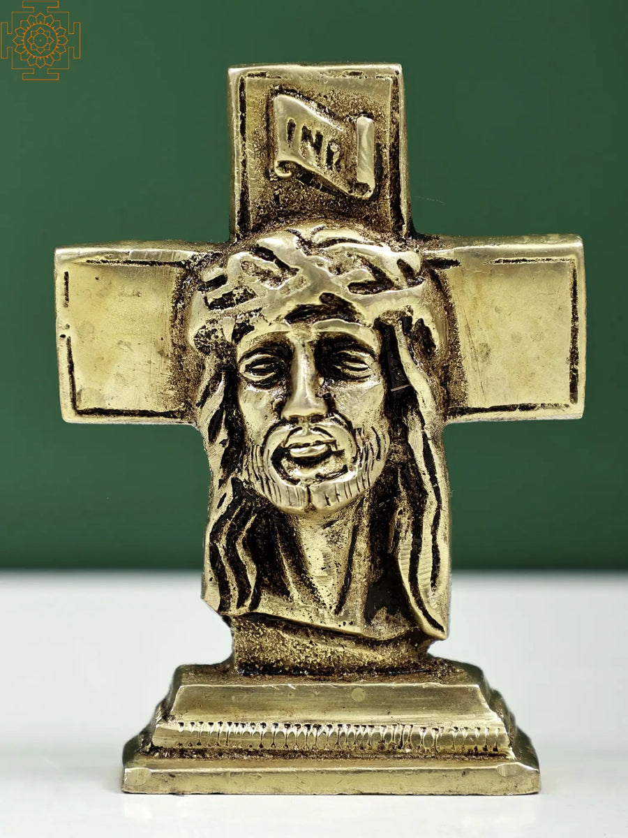 3" Jesus Christ Handmade Brass Statue
