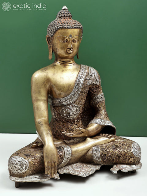20" Bhumisparsha Buddha with Awesome Robe