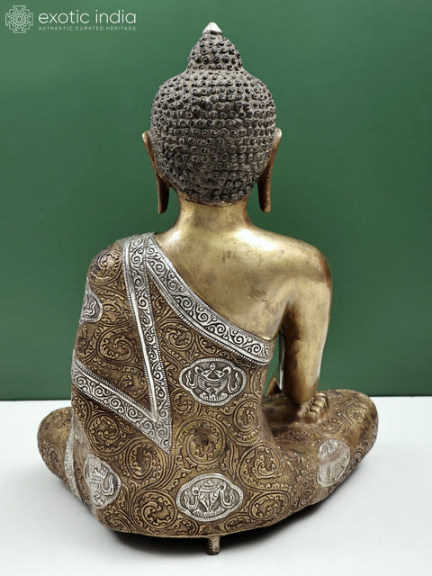 20" Bhumisparsha Buddha with Awesome Robe