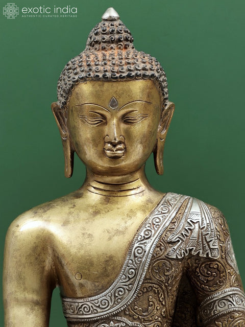 20" Bhumisparsha Buddha with Awesome Robe