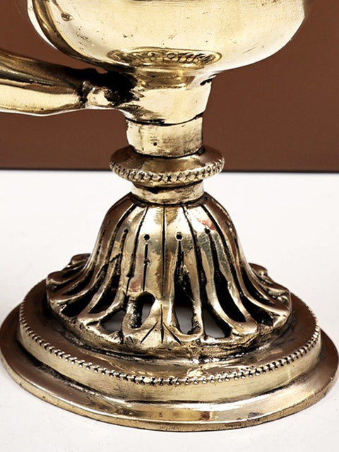 9" Brass Incense Burner | Handmade
