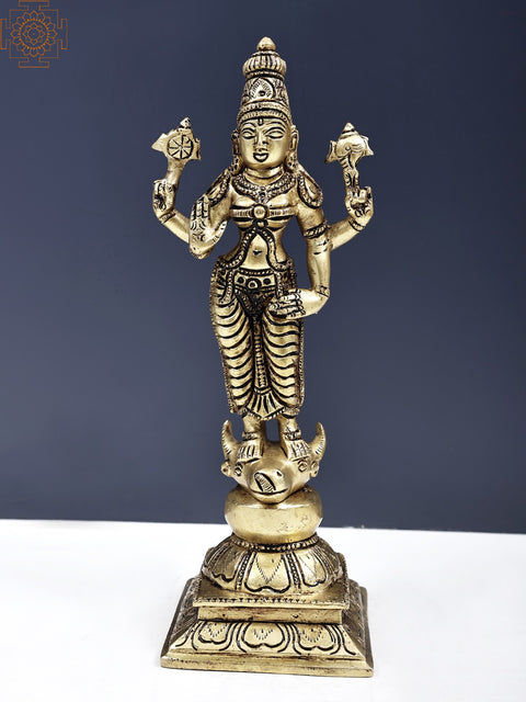 9" Standing Goddess Durga | Handmade