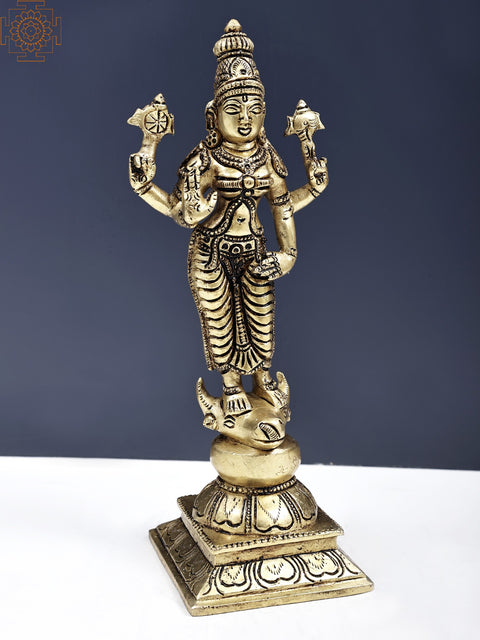 9" Standing Goddess Durga | Handmade