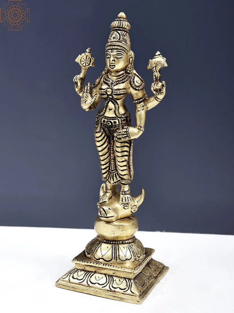 9" Standing Goddess Durga | Handmade