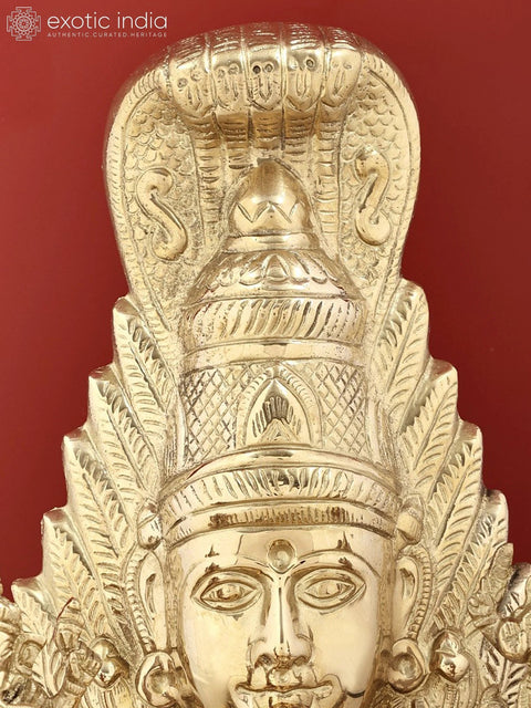 11" Goddess Parvati Diya with Ganesha and Karttikeya | Handmade