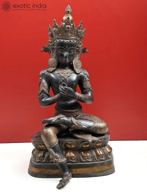 22" Vajrasattva Handmade Brass Statue