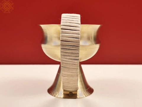 7" Brass Dhoop Dani | Incense Holder | Handmade | Home Decor and Fragrances