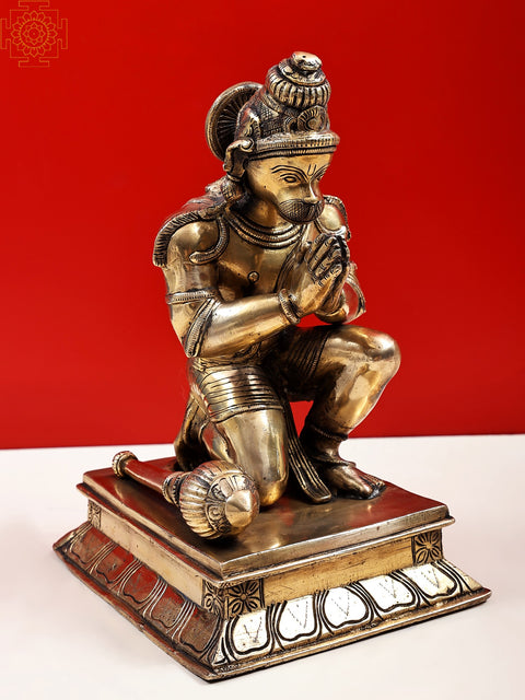 12" Hanuman Ji in Namaskara Mudra | Handmade