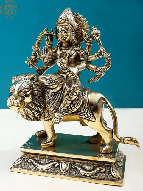 9" Maa Durga (Sherawali Maa) | Handmade