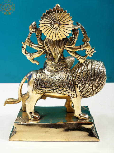 9" Maa Durga (Sherawali Maa) | Handmade