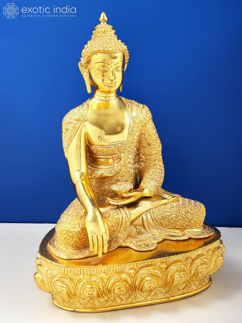 16" Lord Bhumisparsha Buddha | Handmade