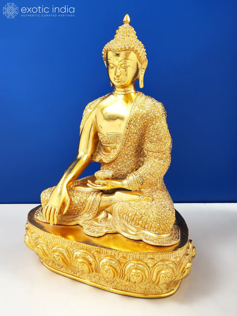 16" Lord Bhumisparsha Buddha | Handmade
