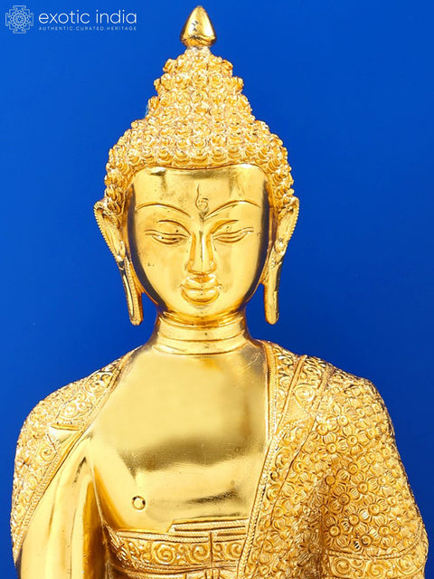 16" Lord Bhumisparsha Buddha | Handmade