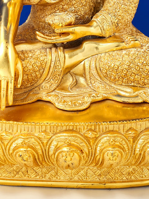 16" Lord Bhumisparsha Buddha | Handmade
