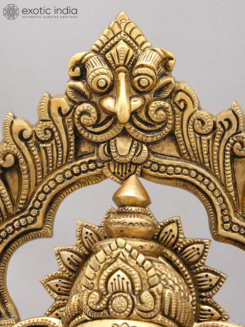 Ganesha in Ashirwad Mudra | Handmade | Brass Idol