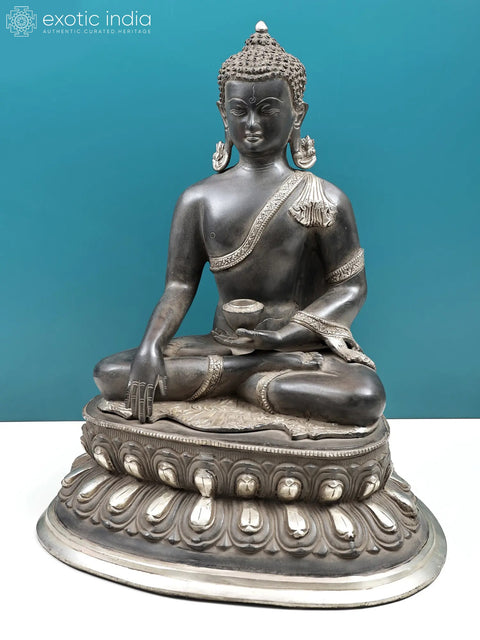20" Lord Buddha in Bhumisparsha Mudra | Handmade