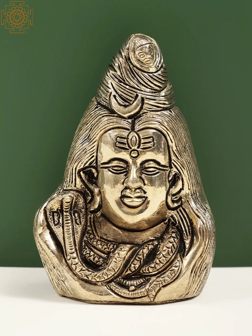 3" Small Mahadeva Shiva Handmade Brass Statue for Pooja