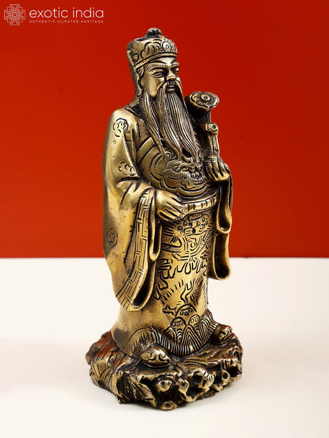 7" Brass Feng Shui Figurine | Handmade