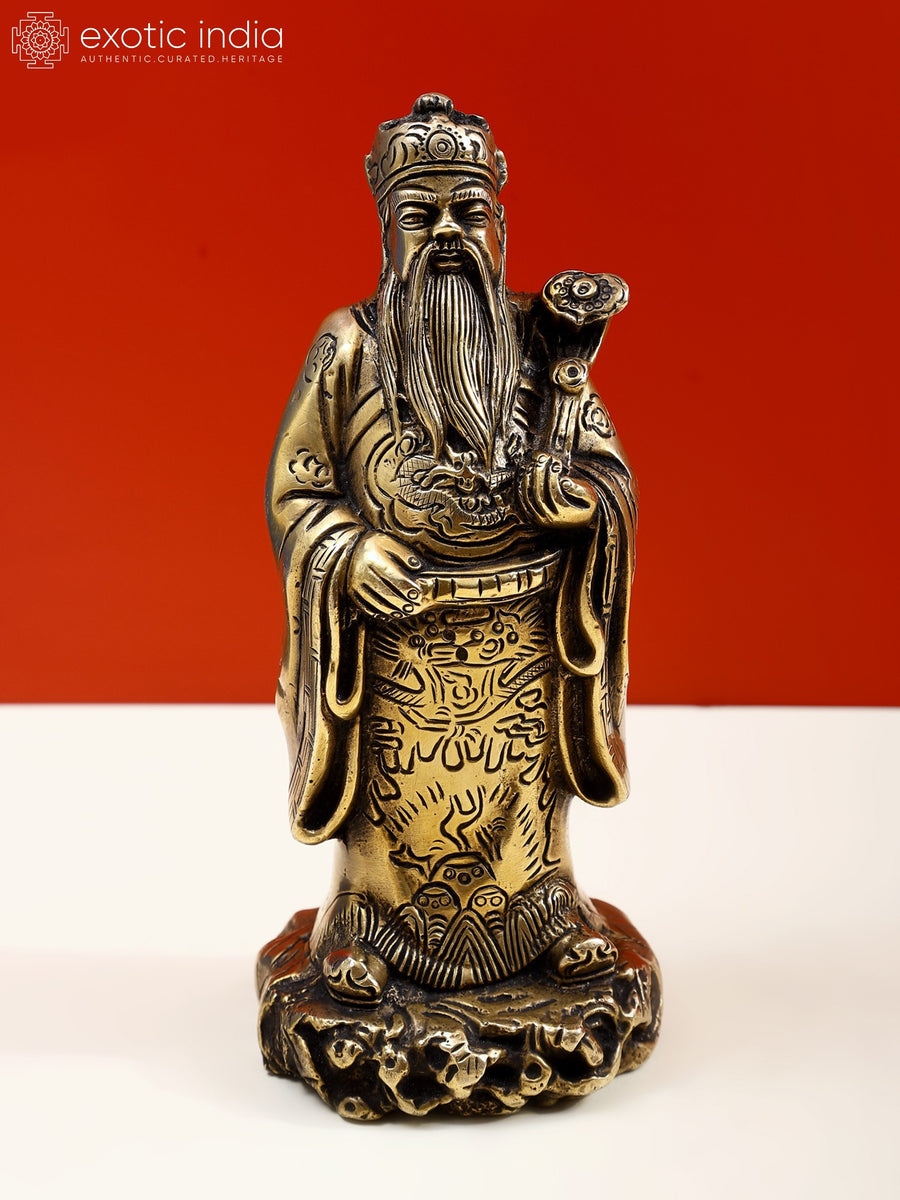 7" Brass Feng Shui Figurine Handmade