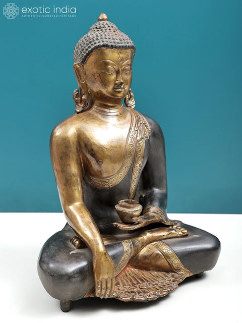 13" Bhumisparsha Mudra Buddha | Handmade