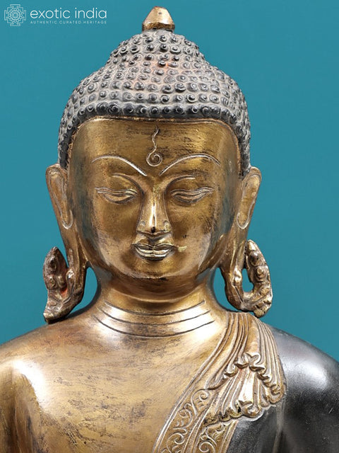 13" Bhumisparsha Mudra Buddha | Handmade