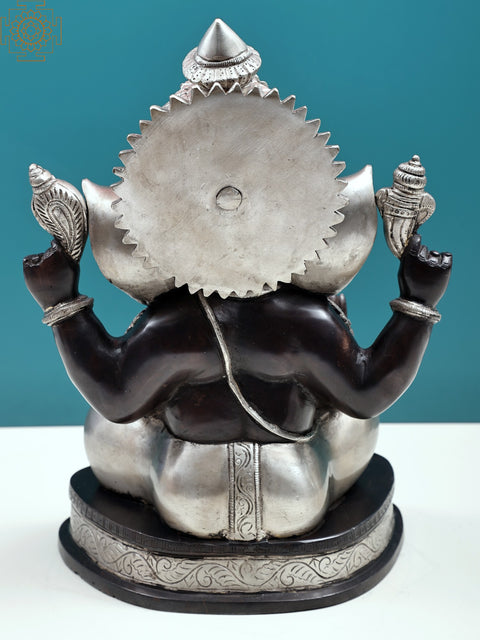 14" Four Armed Ganesha | Handmade