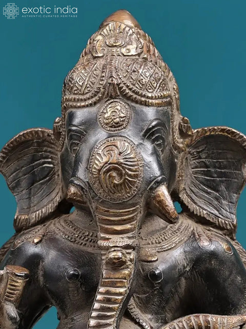 12" Brass Lord Ganesha Idol | Handmade