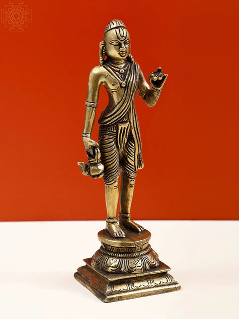 8" Brass Vamana Avatar of Vishnu | Handmade