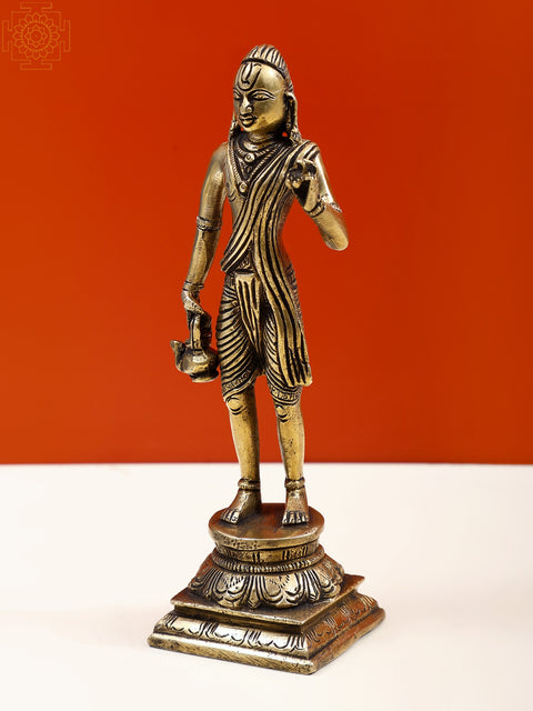 8" Brass Vamana Avatar of Vishnu | Handmade