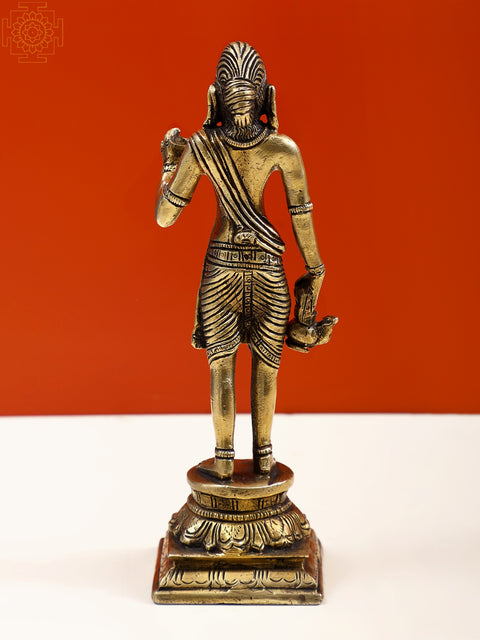 8" Brass Vamana Avatar of Vishnu | Handmade