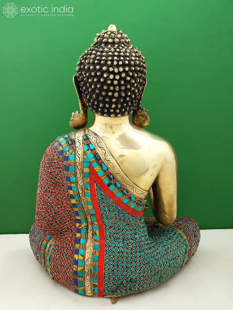 20" Gautam Buddha Preaching His Dharma | Handmade