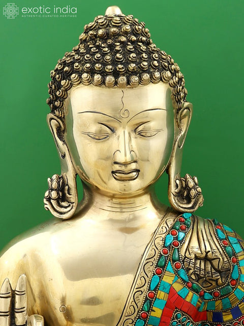 20" Gautam Buddha Preaching His Dharma | Handmade