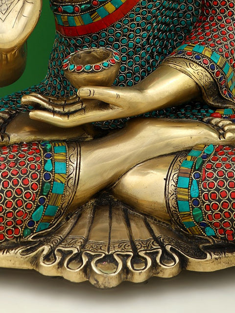 20" Gautam Buddha Preaching His Dharma | Handmade