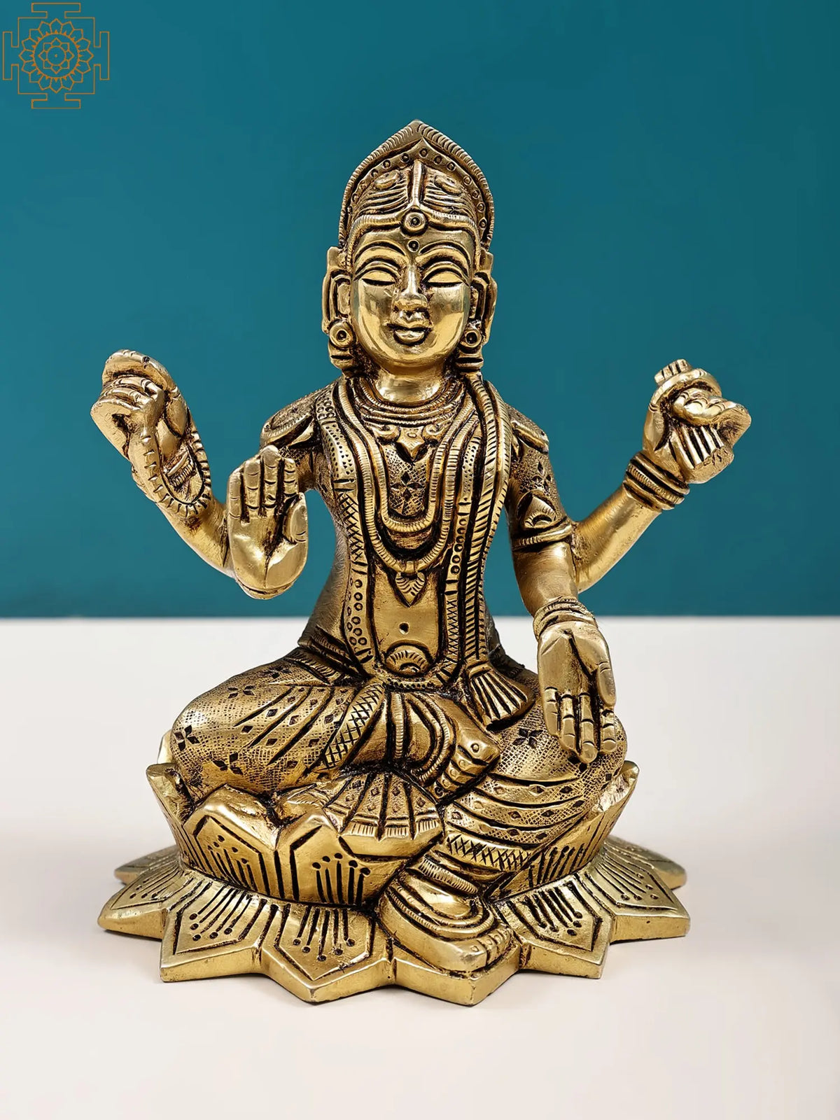 6" Bala Sundari (Tripura Sundari) Statue | Handmade Brass Idol
