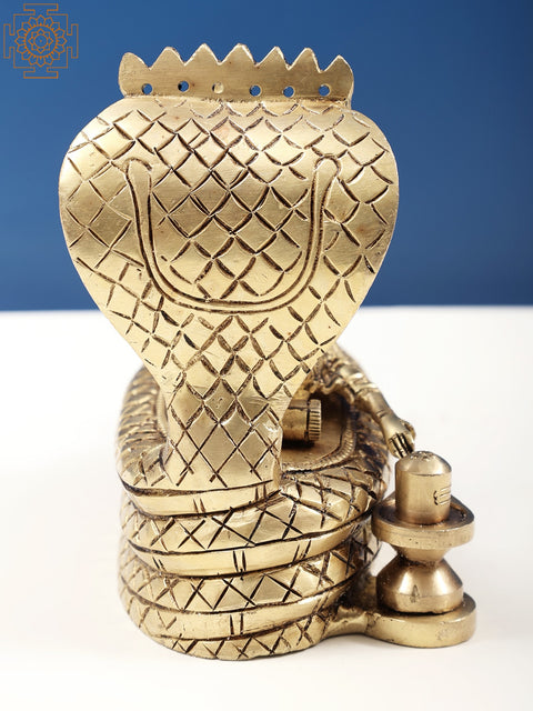 5.5" Shri Padmanabha Swamy with Lakshmi Massaging His Feet | Handmade