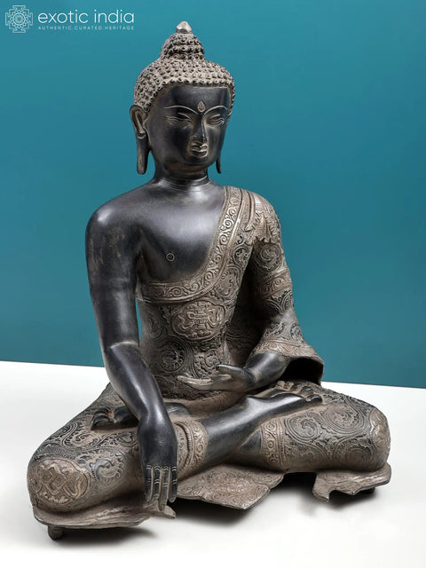 18" Gautam Buddha in Bhumisparsha Mudra | Handmade