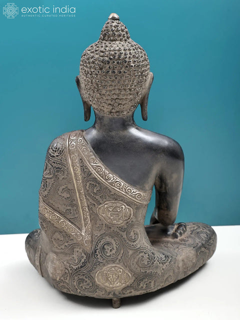 18" Gautam Buddha in Bhumisparsha Mudra | Handmade