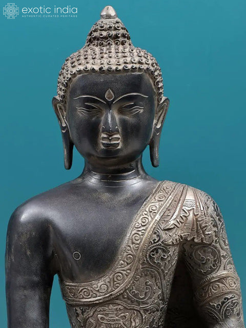 18" Gautam Buddha in Bhumisparsha Mudra | Handmade
