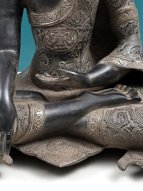 18" Gautam Buddha in Bhumisparsha Mudra | Handmade