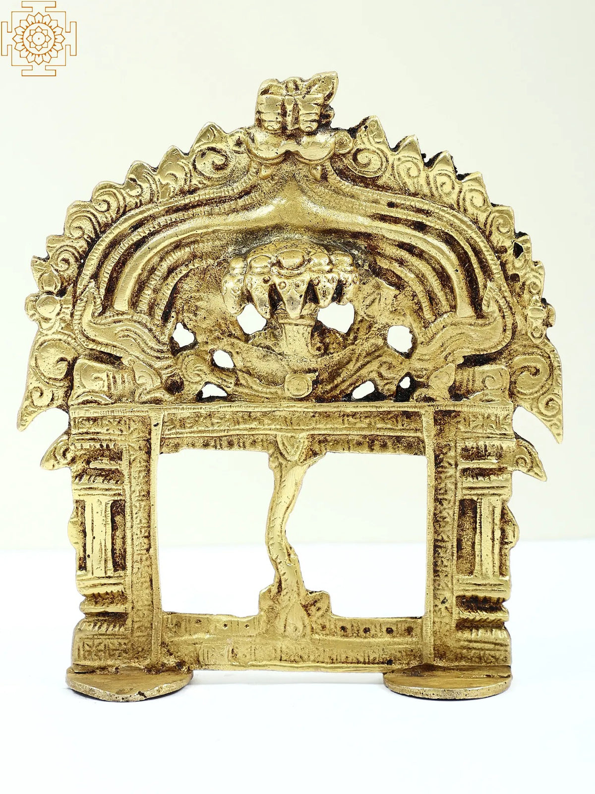 Brass Kirtimukha Prabhavali Wall Hanging | Handicrafts Deity Statue