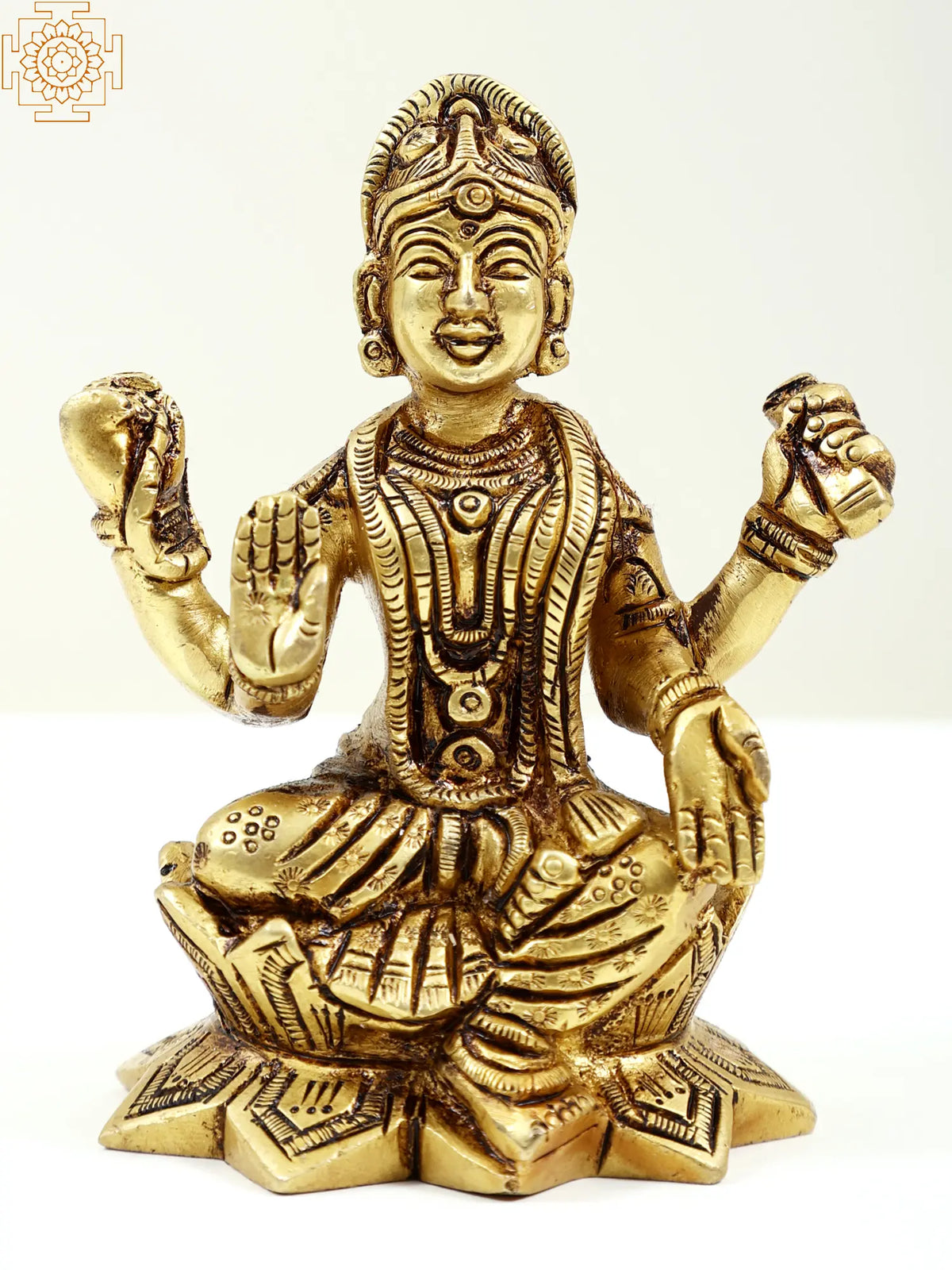 3" Small Bala Sundari Idols | Tripura Sundari Brass Statue | Handmade