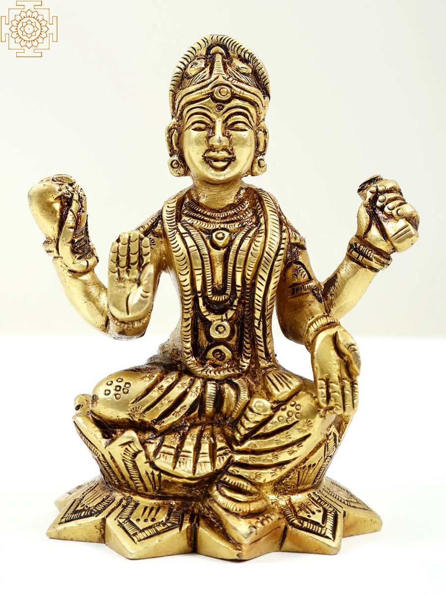 3" Bala Sundari Brass Idol for Pooja Handmade