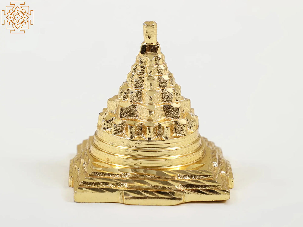 Small Brass Shri Yantra | Handmade
